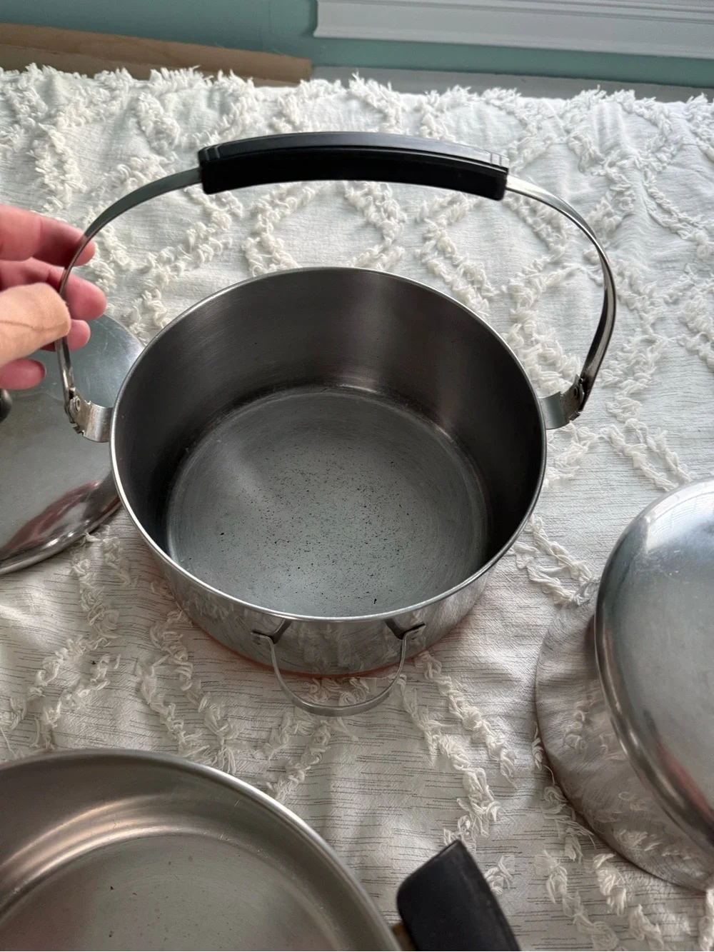 Revere Ware 1801 Copper Clad 14 Piece Cookware Set NY